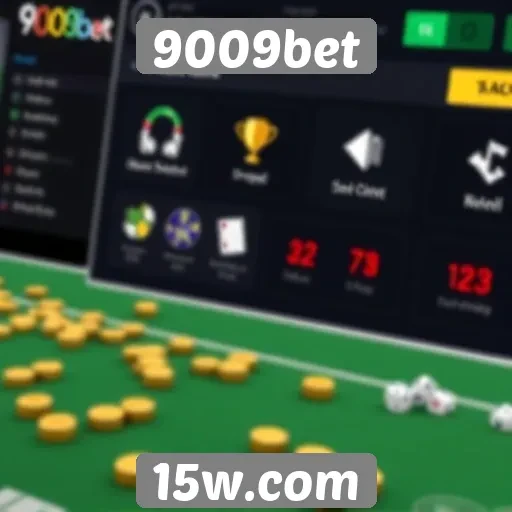 Funcionalidades da interface do usuário do 9009bet