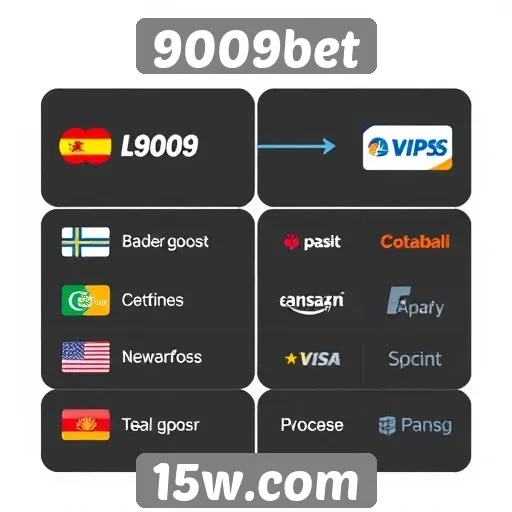 Opções de pagamento no 9009bet são diversificadas